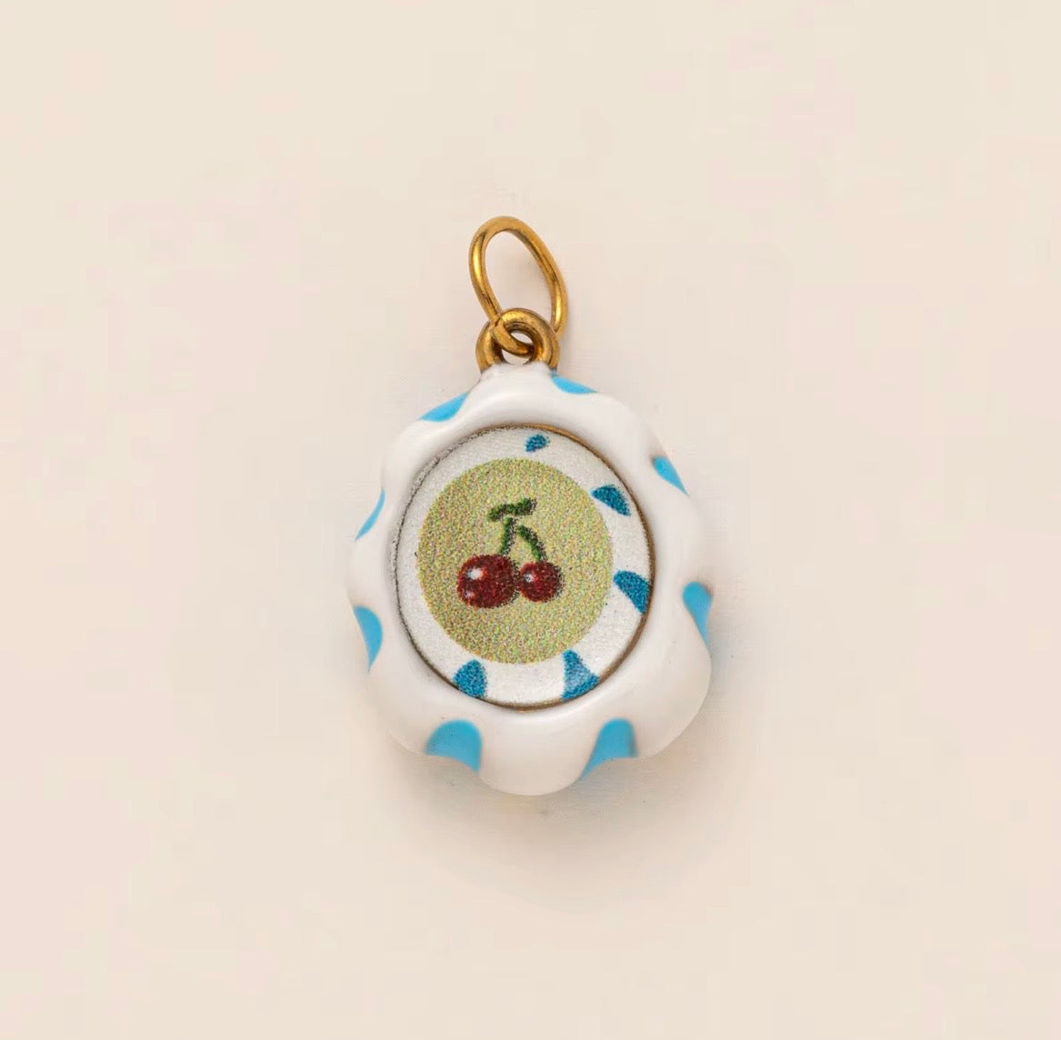 Cherry in a Frame Charm