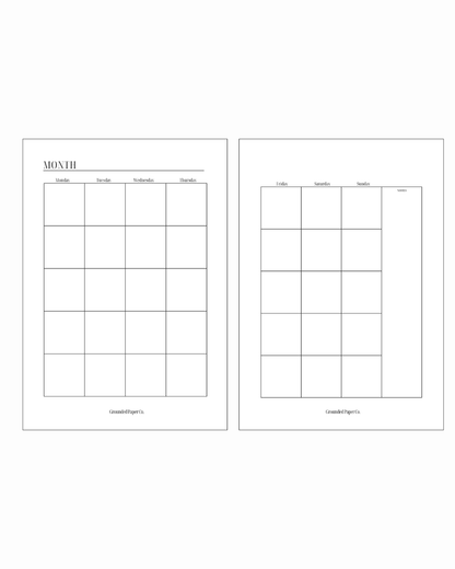 Her Year | Undated Weekly Inserts | Monday Start