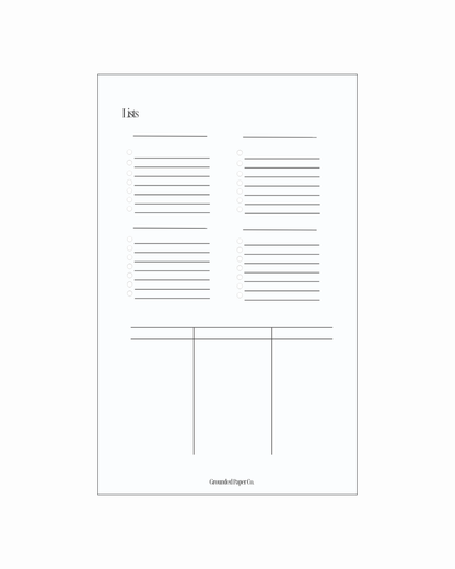 Her Year | Undated Weekly Inserts | Monday Start