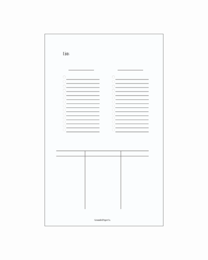Her Year | Undated Weekly Inserts | Monday Start