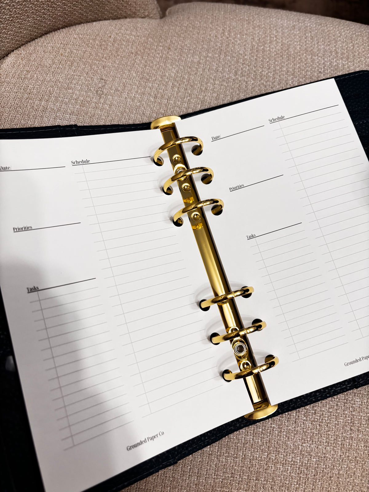 Undated Daily Planner Inserts