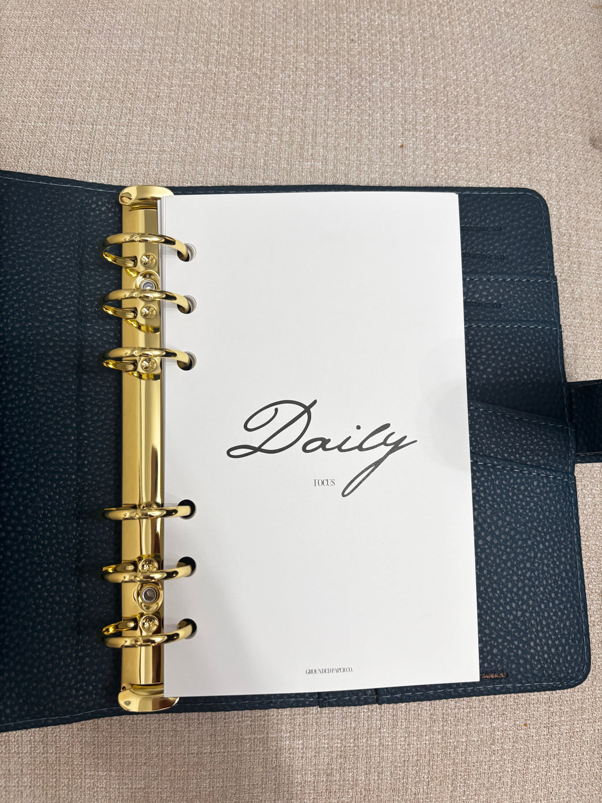Undated Daily Planner Inserts