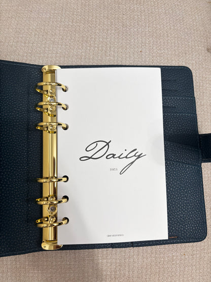Undated Daily Planner Inserts