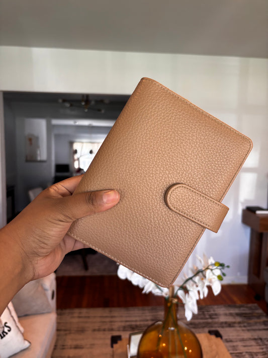 The Soft Life Ring Cover | Pebble Leather | True A6